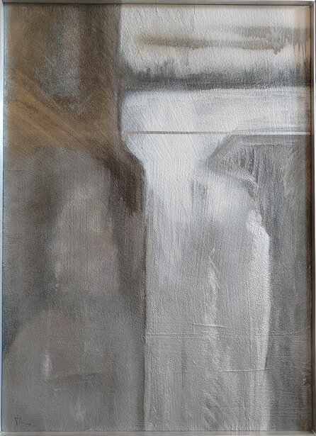 ,,Vodopád,, rormer obrazu s rámom 43x59 cm