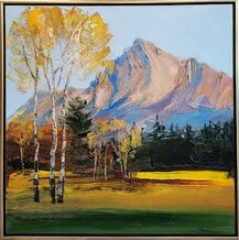 rozmer obrazu s rámom 105X105 cm