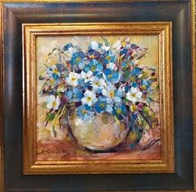 rozmer obrazu s rámom 32x32 cm