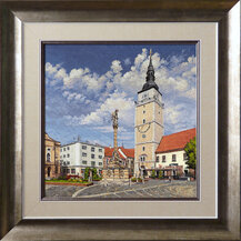 rozmer obrazu s rámom 41x41 cm