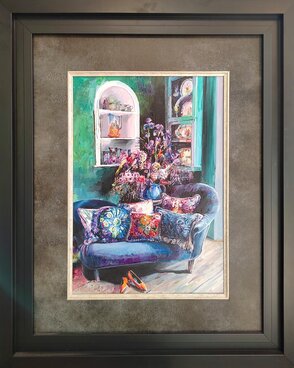 rozmer obrazu s rámom 55x67 cm