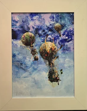 “Balóny..“ Rozmer obrazu spolu s rámom 40x50cm