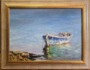“ Čln“ Rozmer obrazu spolu s rámom 57x45 cm