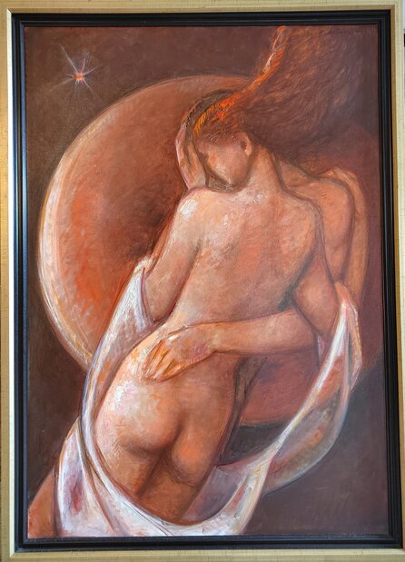 ,,Krásny sen,, rormer obrazu s rámom 78x108 cm