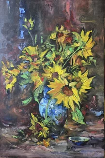 ,,Kytica“ Rozmer obrazu bez rámu 40x60cm