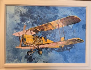 “Lietadlo“ Rozmer obrazu spolu s rámom 82x62 cm