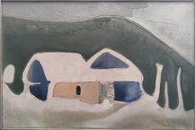 ,,Pod prinou,, rormer obrazu s rámom 61x40 cm