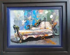 “Sofa“ Rozmer obrazu spolu s rámom 62x49 cm