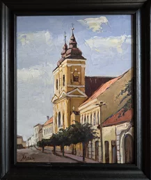,,TRNAVA,, Rozmer obrazu spolu s rámom 30x39 cm