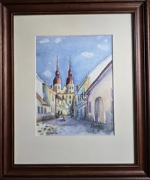 ,,TRNAVA,, Rozmer obrazu spolu s rámom 33x39cm