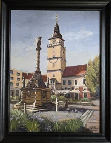 ,,TRNAVA,, Rozmer obrazu spolu s rámom 36x46 cm