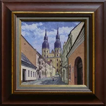,,TRNAVA,, Rozmer obrazu spolu s rámom 39x39 cm cm
