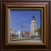 ,,TRNAVA,, Rozmer obrazu spolu s rámom 39x39 cm cm