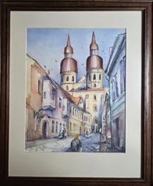 ,,TRNAVA,, Rozmer obrazu spolu s rámom 46x56cm