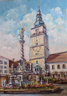 ,,TRNAVA,, Rozmer obrazu spolu s rámom 70x100 cm