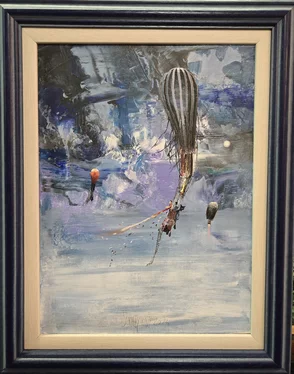 “Volačo sa pokazí..“ Rozmer obrazu s rámom 41x52 cm