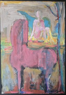 ,,Žena pri odpočinku,, Roymer obrazu 72x102 cm
