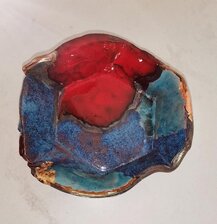 glazovaná keramická misa