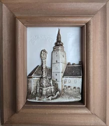 Rormer obrázku spolu s rámom 15x17 cm