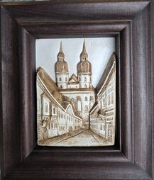 Rormer obrázku spolu s rámom 15x17 cm