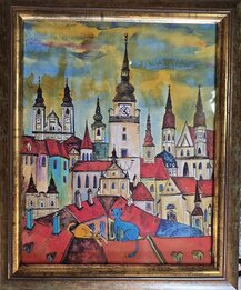 Rormer obrazu spolu s rámom 25x29 cm