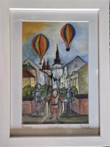 Rormer obrazu spolu s rámom 25x29 cm