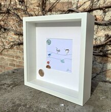 Rormer obrazu spolu s rámom 27x27 cm