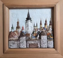 Rormer obrazu spolu s rámom 28x33 cm