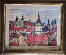 Rormer obrazu spolu s rámom 29x25 cm