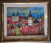 Rormer obrazu spolu s rámom 29x25 cm