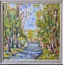 Rormer obrazu spolu s rámom 55x55 cm
