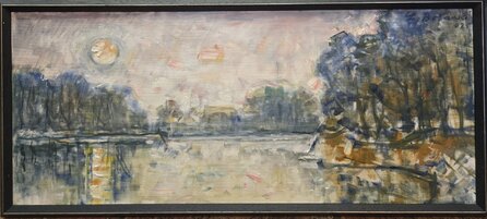 Rormer obrazu spolu s rámom 72x32 cm