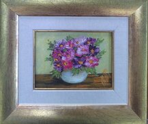 Rormer obrazu spolu s rámom cca 21x25 cm