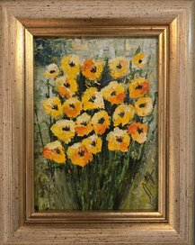 Rormer obrazu spolu s rámom cca 21x25 cm