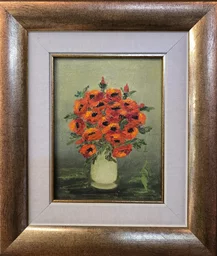 Rormer obrazu spolu s rámom cca 21x25 cm