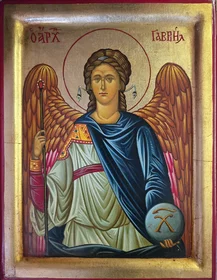 Rozmer ikony ,,Archanjela Gabriela,, 24x30 cm