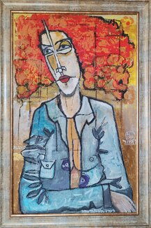 Rozmer obazu s rámom 60x90cm