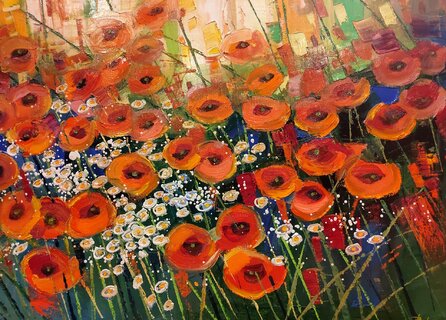 rozmer obrazu s rámom 140x100 cm