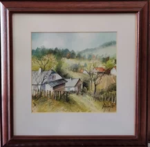 rozmer obrazu s rámom 31x31 cm