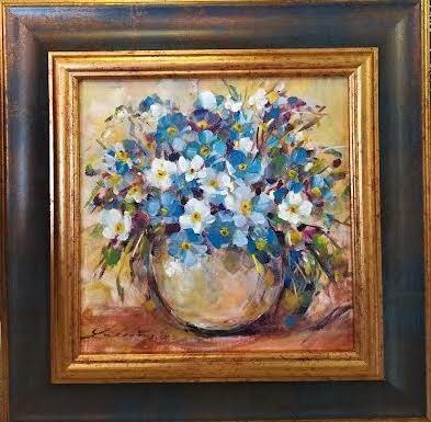 rozmer obrazu s rámom 32x32 cm