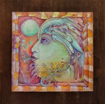 rozmer obrazu s rámom 40,5x39,5 cm