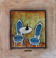 rozmer obrazu s rámom 40x42 cm