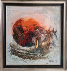 rozmer obrazu s rámom 77x82 cm