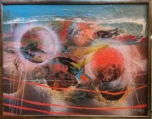 rozmer obrazu s rámom 90x115 cm