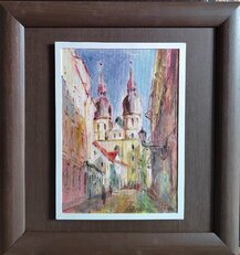 Rozmer obrazu spolu s rámom 35x36 cm