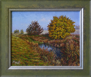 Rozmer obrazu spolu s rámom 38X32 cm