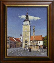 Rozmer obrazu spolu s rámom 38x45 cm