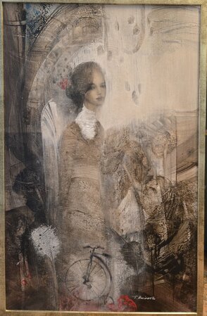 Rozmer obrazu spolu s rámom 55x77 cm